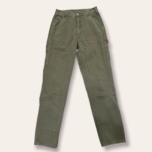 Army green John Galt painter style pants